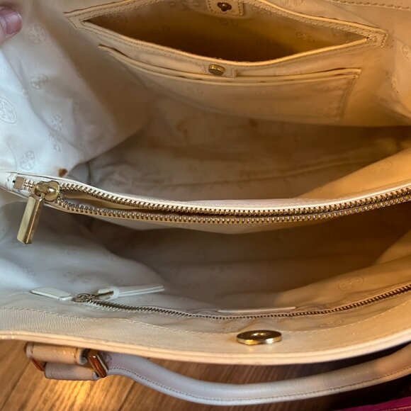 Tory Burch Robinson Tote – Hand-Painted Butterfly – OOAK Statement Bag - Picture 5 of 6